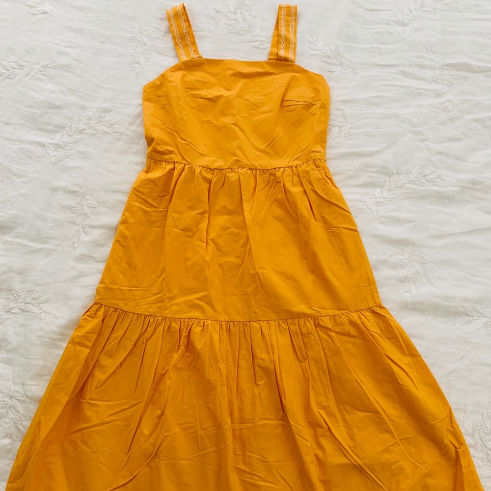 NWT J.Crew Embroidered Tier Dress